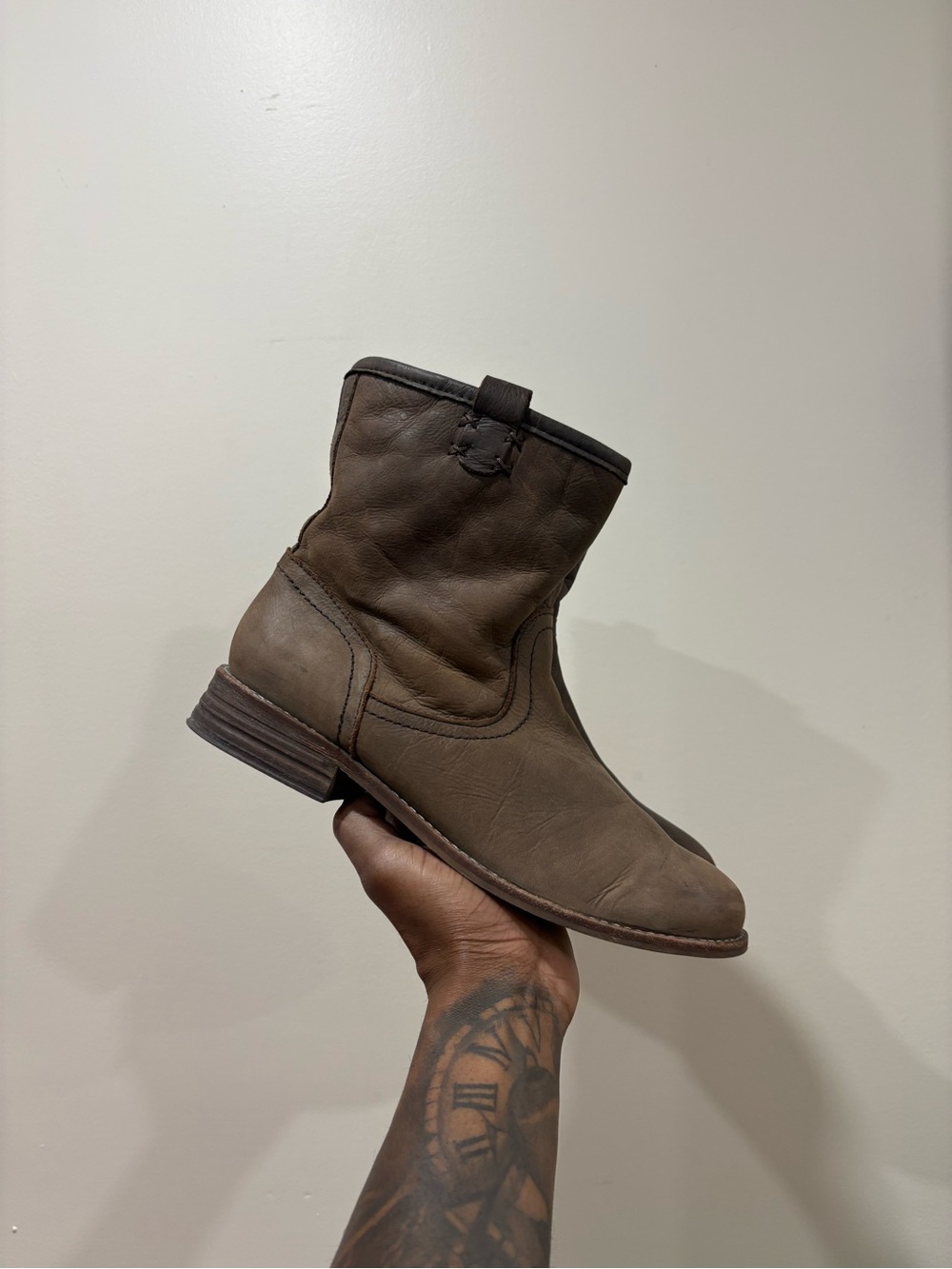 Classic Western Cowboy Campus Boots